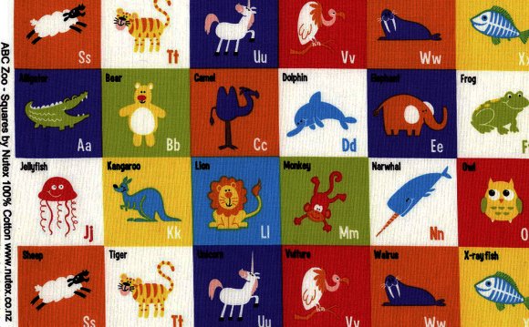 ABC Zoo Squares