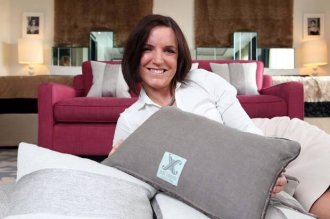 Exciting time: Jude Cassidy made cushions the vendor Hotel
