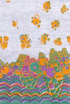 Dress textile, Celia Birtwell, 1966. Museum no. T.230A-1988