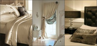 Home design, Silk in interior