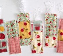 How to Make Fabric Bookmarks // SmashedPeasandCarrots.com