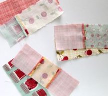 How to Make Fabric Bookmarks // SmashedPeasandCarrots.com