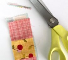 How to Make Fabric Bookmarks // SmashedPeasandCarrots.com