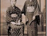 Japan Meiji stage Kasuri Cotton Kimonos