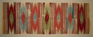 Kilim, chicken, eighteenth c. Wool; Slit-tapestry weave The Caroline and H. McCoy Jones Collection, present of Caroline McCoy Jones, 1994.163.1