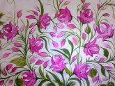 Floral Design for fabric Painting