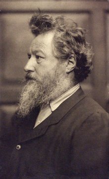 William Morris, photograph by Frederick Hollyer, 1884, platinum print. Museum no. 7717-1938, © Victoria and Albert Museum, London